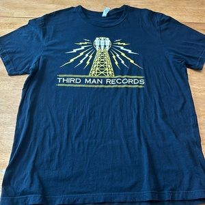 XXL THIRD MAN RECORDS tshirt (Jack White record label)